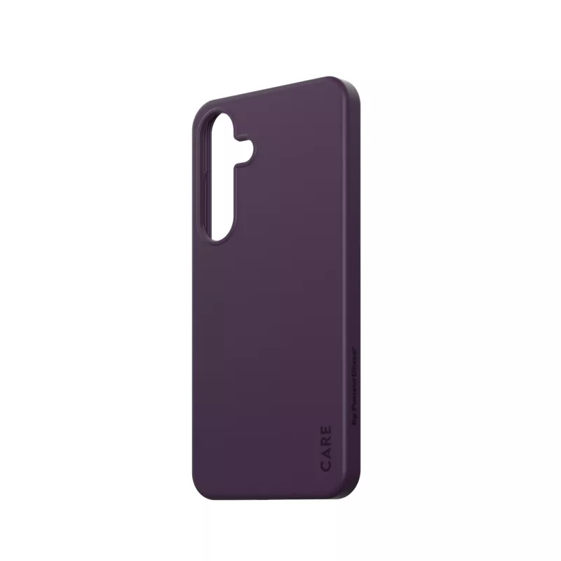 Funda PanzerGlass CARE™ by ® Case morada ciruela con compatibilidad Qi para Samsung Galaxy S25+