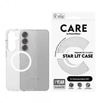 PanzerGlass CARE™ by ® Urban Combat Case Star Lit w. White Qi compatible Samsung Galaxy S25+