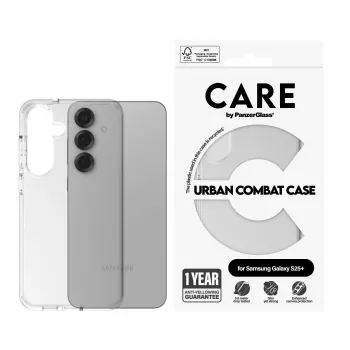 Funda PanzerGlass CARE™ by ® Urban Combat transparente para Samsung Galaxy S25+
