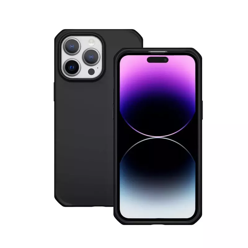 Funda Mobilis 066052 para móvil para iPhone 14 15 15,5 cm negra