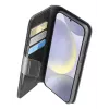 Funda tipo folio Cellularline Galaxy S25 16,1 cm negra 3 compartimentos para tarjetas