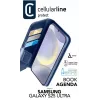 Cellularline Book Agenda - funda tipo libro de imitación a piel con cierre magnético para Galaxy S25 Ultra
