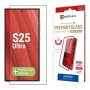 Displex Premium Displayschutzfolie (Full Cover, 10H) para Samsung Galaxy S25 Ultra, marco de montaje Eco, Full Cover