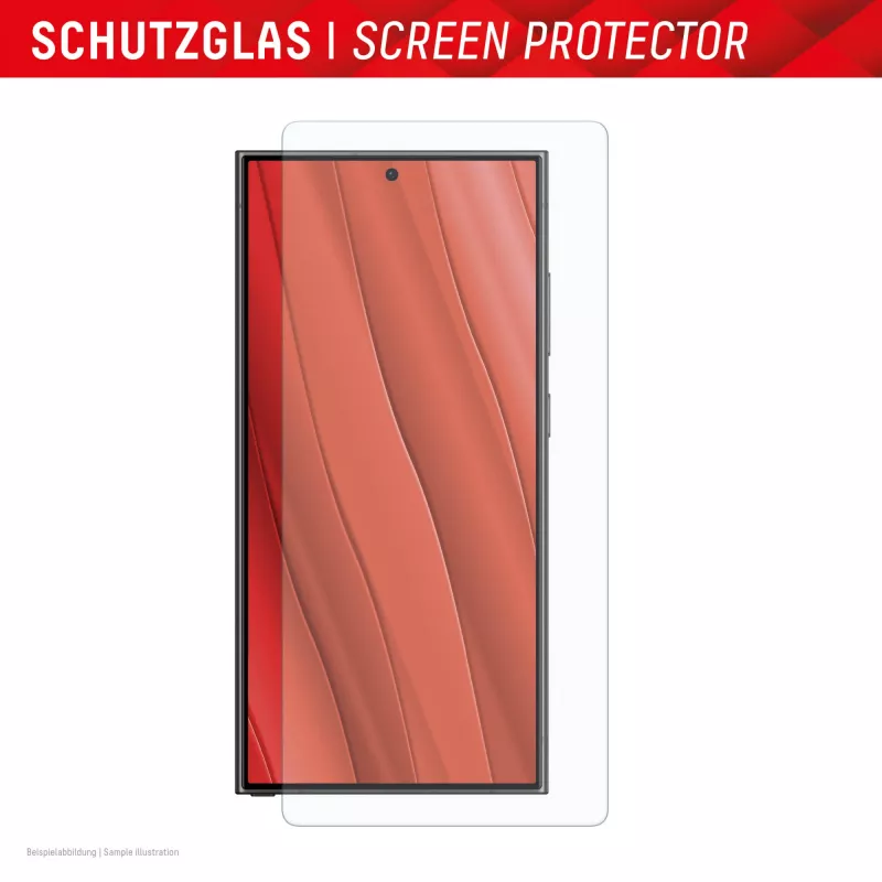 Displex Smart Glass (9H) para Samsung Galaxy S25 Ultra, adhesivo de montaje, irrompible