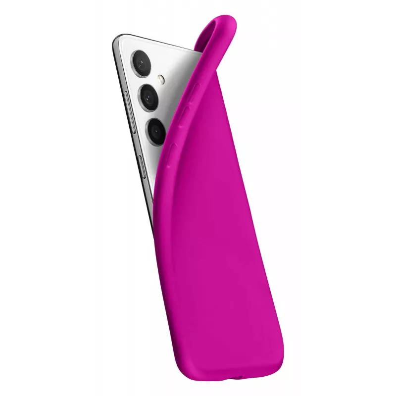 Cellularline Chroma – funda blanda de goma colorida para Galaxy A36/A56