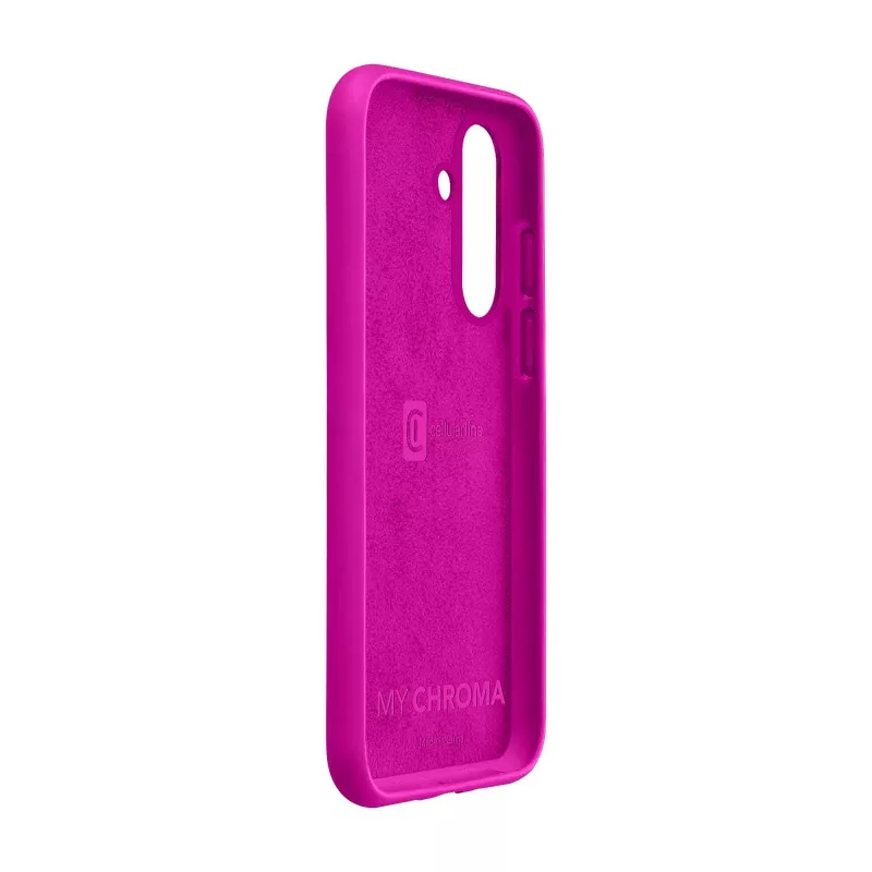 Cellularline Chroma – funda blanda de goma colorida para Galaxy A36/A56