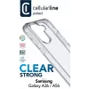 Cellularline Clear Protect - carcasa rígida con bordes de goma para Galaxy A36/A56