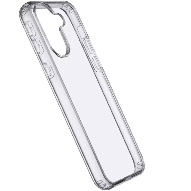 Cellularline Clear Protect - carcasa rígida con bordes de goma para Galaxy A36/A56