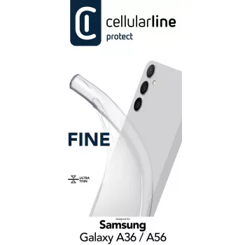 Funda Cellularline FINECGALA36T para Samsung Galaxy A36/A56 transparente
