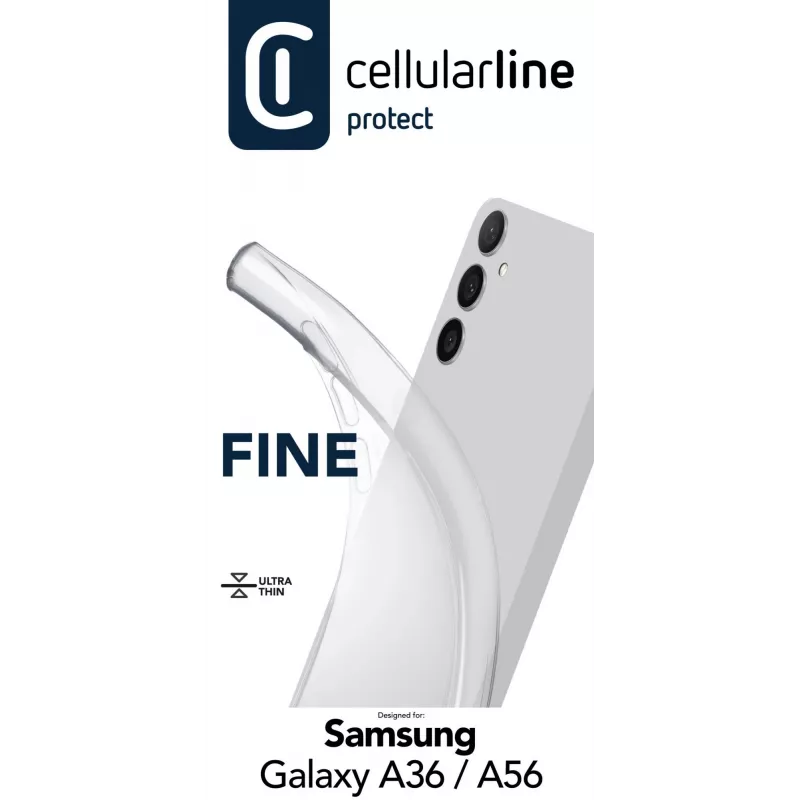 Funda Cellularline FINECGALA36T para Samsung Galaxy A36/A56 transparente