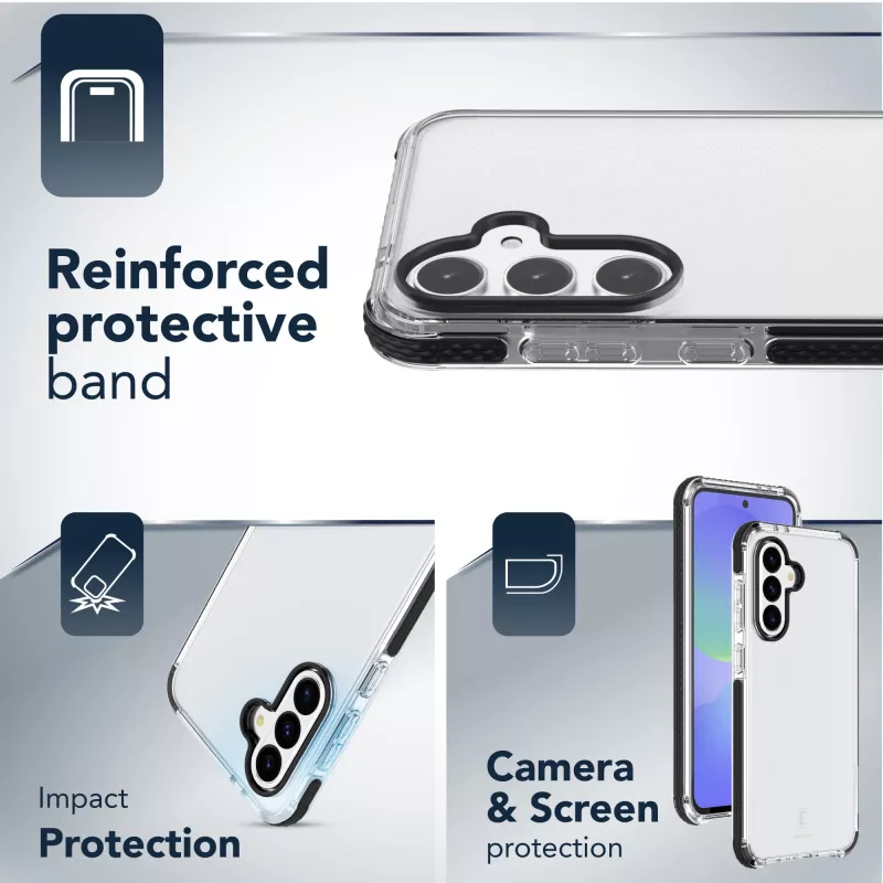 Funda Cellularline TETRACGALA36T para Samsung Galaxy A36/A56 16,8 cm transparente
