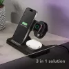 Base de carga Tech Pop para smartwatch/smartphone negra