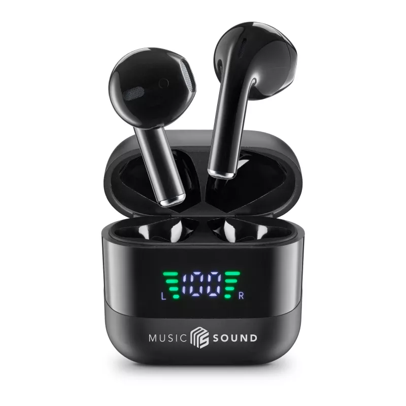 Music Sound SPARK auriculares TWS con pantalla LED