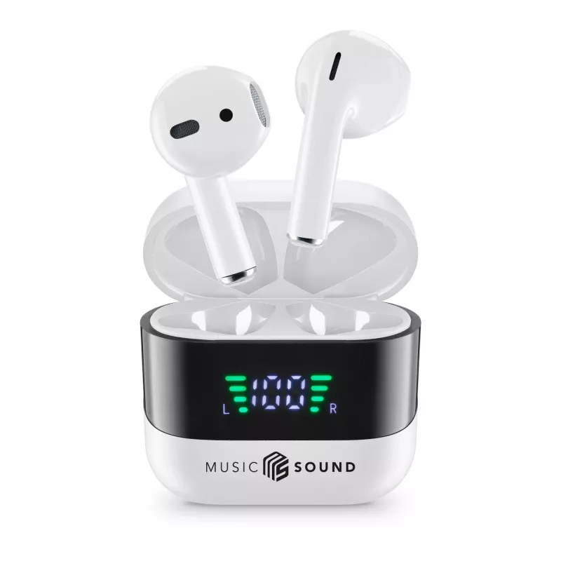 Music Sound SPARK auriculares TWS con pantalla LED