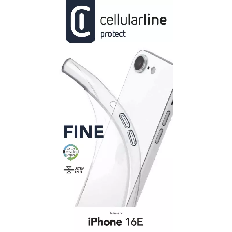 Funda Cellularline FINECIPHSE4T transparente para iPhone SE 6,1 pulgadas