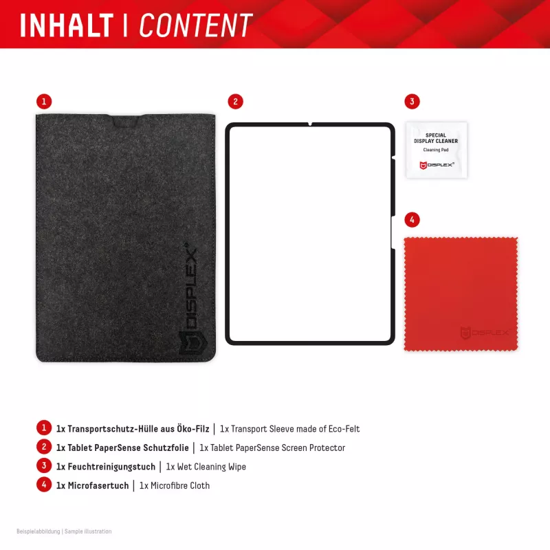 Displex TABLET PAPERSENSE para iPad Pro 13'' (2024)/Air 13'' (2025/2024), lámina extraíble de escritura o dibujo con sensación papel