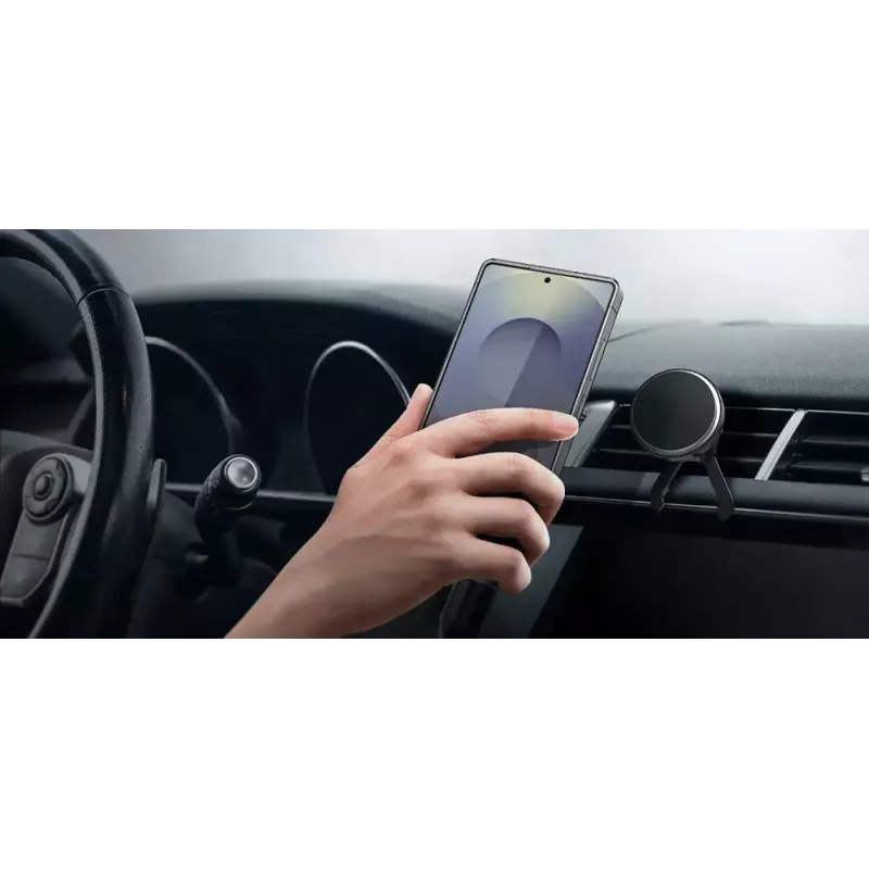 Cargador inalámbrico magnético para coche Samsung Qi2 GP-PWU025WIBBW — para smartphones (requiere funda magnética), negro