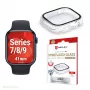 Displex 02128 Full Body funda para Apple Watch Series 9/8/7 (41 mm), transparente