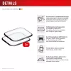 Displex protector de vidrio irrompible de cobertura total para Apple Watch 9/8/7 (41 mm), pack de 2, ultrafino, sin bordes, montaje Eco