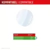 Displex vidrio 9H Galaxy Watch 7/6 (40 mm), pack de 2, ultrafino, sin bordes, anti-suciedad, fabricado en Alemania