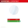Displex vidrio 9H Garmin fenix E/fenix 8 (51 mm), pack de 2, ultrafino, sin bordes, anti-suciedad, fabricado en Alemania