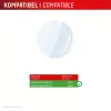 Displex vidrio 9H Galaxy Watch 7/6 (44 mm), pack de 2, ultrafino, sin bordes, anti-huellas, fabricado en Alemania
