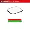 Bildschirmschutz Displex Unbreakable Full Cover Smart Glass Apple Watch 11/10 46mm ultrafina sin bordes pack de 2