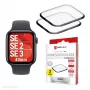 Displex protector de vidrio irrompible de cobertura total Apple Watch SE3/SE2/SE (40 mm), pack de 2, ultrafino, sin bordes, montaje Eco