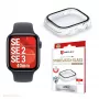 Displex vidrio templado 10H para Apple Watch SE3/SE2/SE (40 mm), carcasa integral, IP68, snap-on, transparente