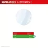 E.V.I Displex Glass protector de pantalla de cristal para Garmin fenix E/fenix 8 47 mm