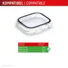 E.V.I Displex Full Body protector de pantalla para Apple Watch SE (2/3) 44 mm, transparente