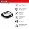 Displex 02135 funda de protección total para Apple Watch Series 11/10 (46 mm), negra