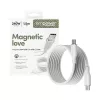 PanzerGlass empower™ by ® Magnetic cable USB-C a USB-C 240W | USB 2.0 | 1,5 m | Silver White