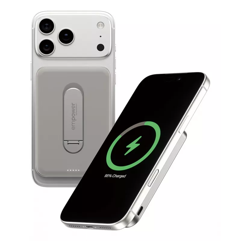 Powerbank PanzerGlass empower by empower Bank con soporte giratorio 5000mAh Titanium