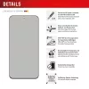 Protector de pantalla de privacidad Displex (10H) para Samsung Galaxy S25 FE/S24 FE, marco de montaje Eco, filtro de privacidad