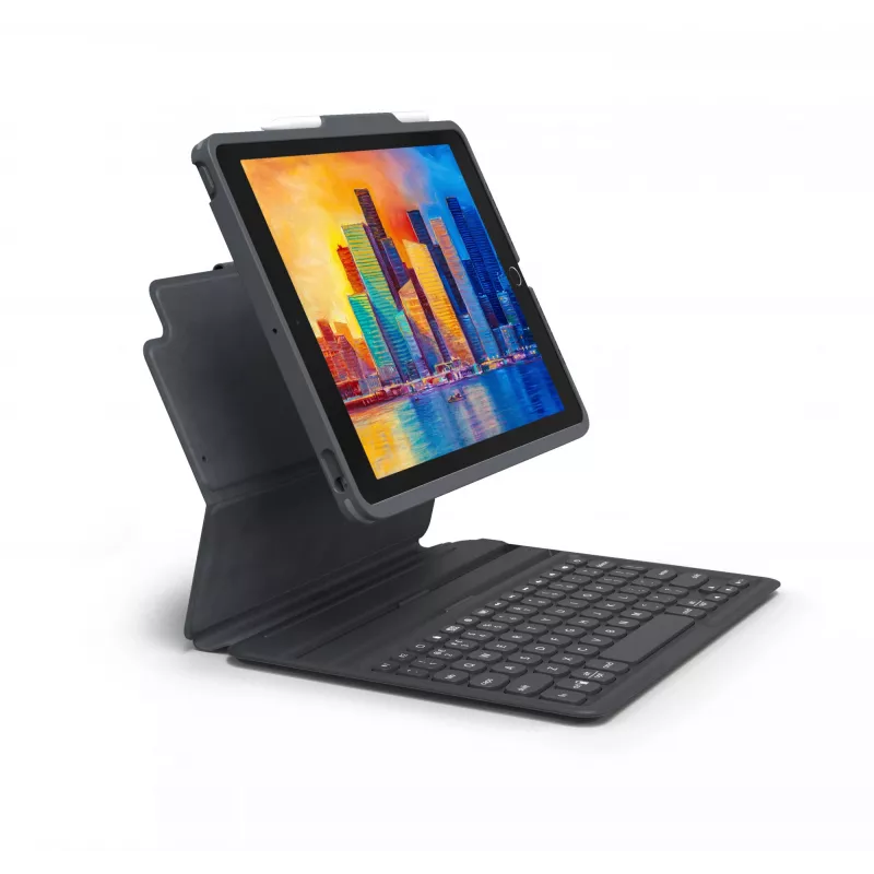 Teclado ZAGG Pro Keys Apple iPad 10.2 Negro/Gris Alemán