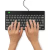 Teclado ergonómico R-Go Tools R-Go Compact Break, teclado compacto con software de pausas, AZERTY (FR), con cable, negro