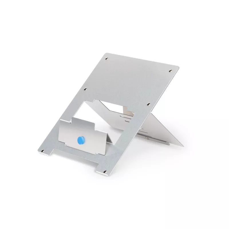 Soporte para portátil R-Go Tools R-Go Riser Flexible, soporte de portátil plegable ajustable, ergonómico, aluminio Hylite, plateado