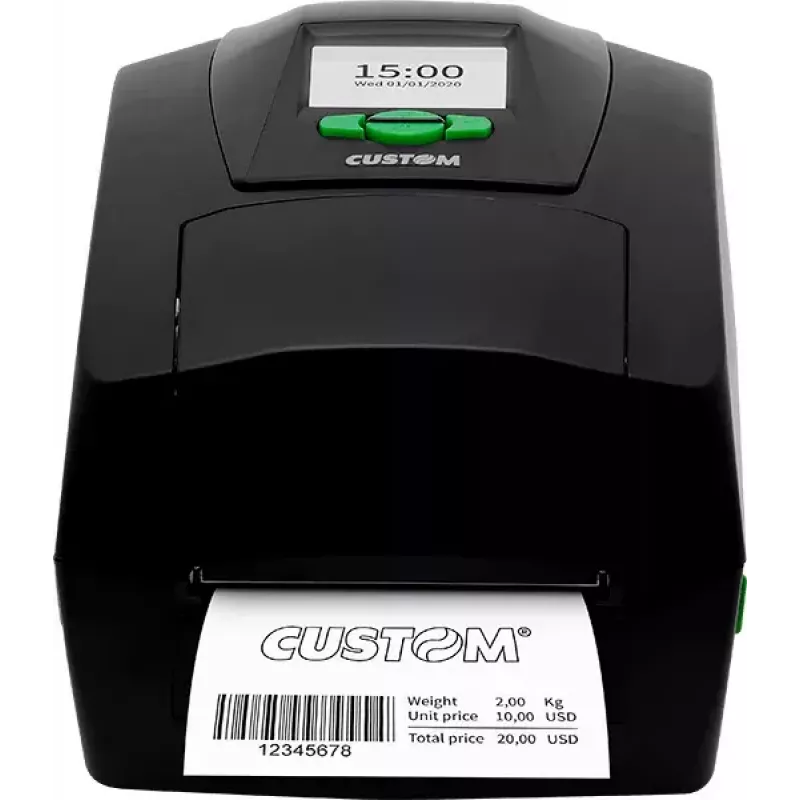 Impresora POS CUSTOM D4 202 con cable térmica directa 203x203 DPI