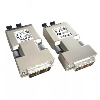 Lindy 500m Extensor de fibra óptica DVI-D Single Link