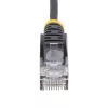 StarTech.com Cable CAT6 de 1,5 m – Delgado – Conectores RJ45 con lengüeta de retención – Negro