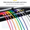 StarTech.com Cable CAT6 de 1,5 m – Delgado – Conectores RJ45 con lengüeta de retención – Negro