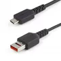 StarTech.com Cable de carga seguro de 1 m – USB-A a Micro-USB bloqueador de datos Solo carga – Cable solo de alimentación para teléfono/tablet – Cable adaptador USB bloqueador de datos