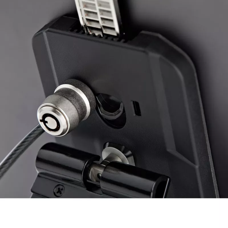 StarTech.com Soporte seguro para tablet con cable de seguridad K-Slot – Soporte para tablet con cerradura para tablets de 7,9