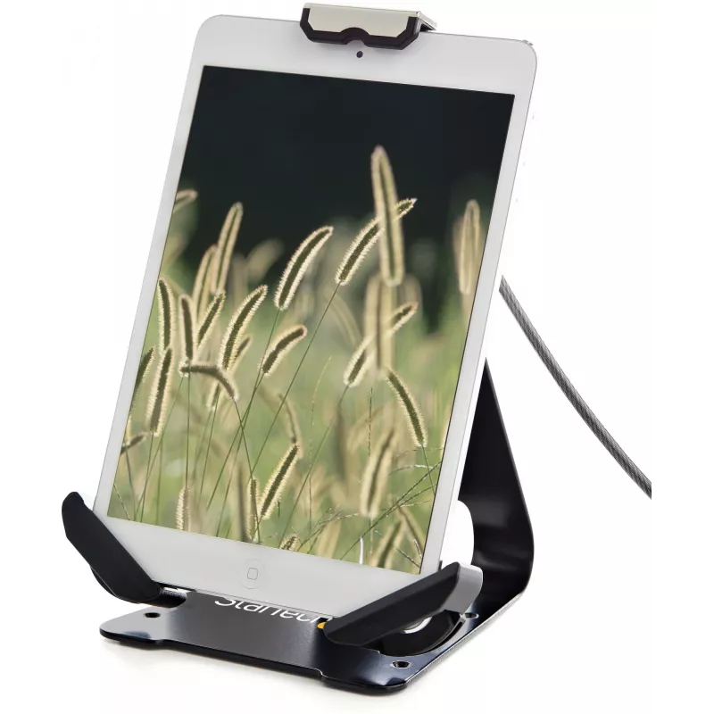 StarTech.com Soporte seguro para tablet con cable de seguridad K-Slot – Soporte para tablet con cerradura para tablets de 7,9