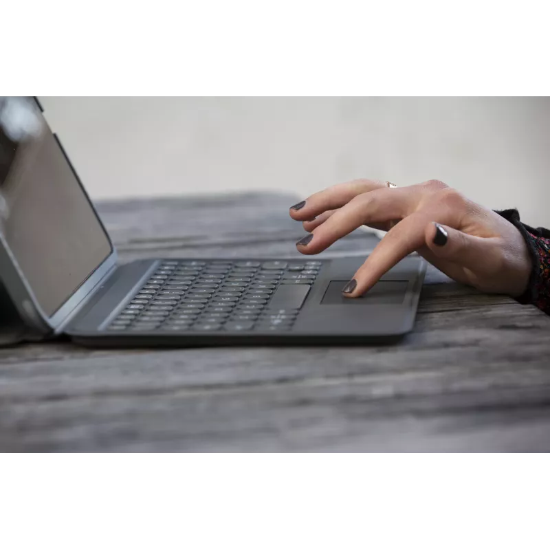 ZAGG teclado Pro Keys with Trackpad-Apple-iPad 10.2-Negro/Gris-Alemán