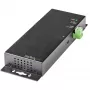 StarTech.com Hub USB-C de 4 puertos 10 Gbit/s – Hub USB-C industrial de metal – 2x USB-C y 2x USB-A – Protección contra sobretensiones ESD – Host USB-C o USB-A – Hub USB 3.2 Gen 2 Type-C montable con funcionamiento autónomo