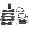 StarTech.com Hub USB-C de 4 puertos 10 Gbit/s – Hub USB-C industrial de metal – 2x USB-C y 2x USB-A – Protección contra sobretensiones ESD – Host USB-C o USB-A – Hub USB 3.2 Gen 2 Type-C montable con funcionamiento autónomo