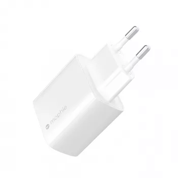 Adaptador de pared mophie Accessories USB-C 30W GaN Blanco UE Carga rápida