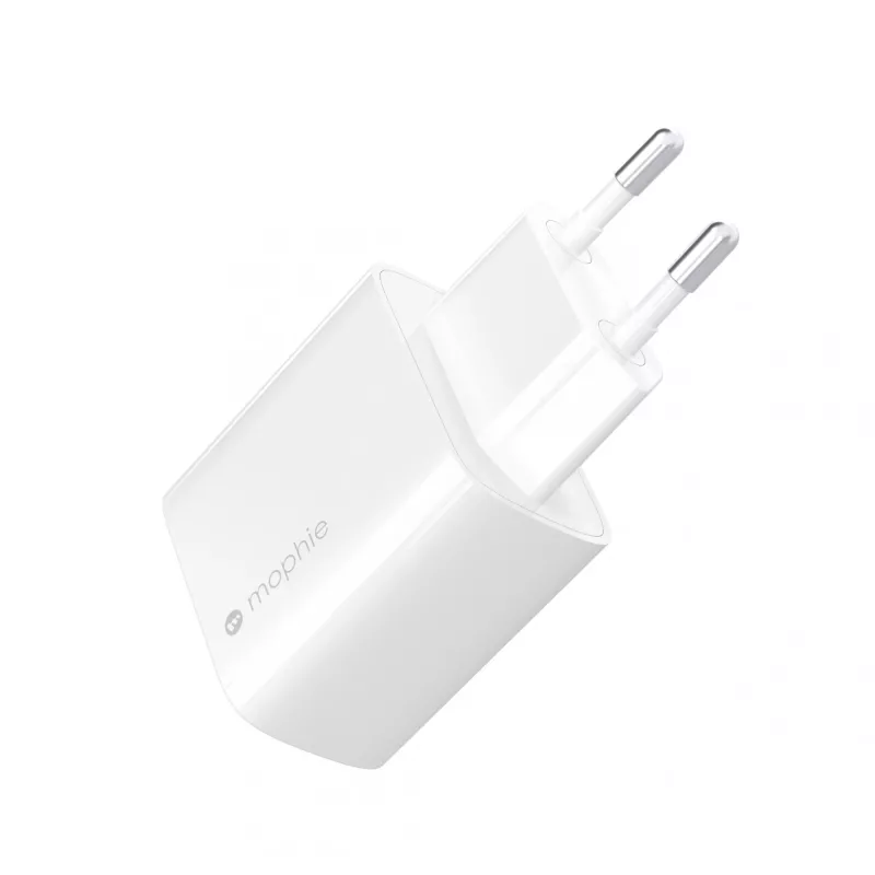 Adaptador de pared mophie Accessories USB-C 30W GaN Blanco UE Carga rápida